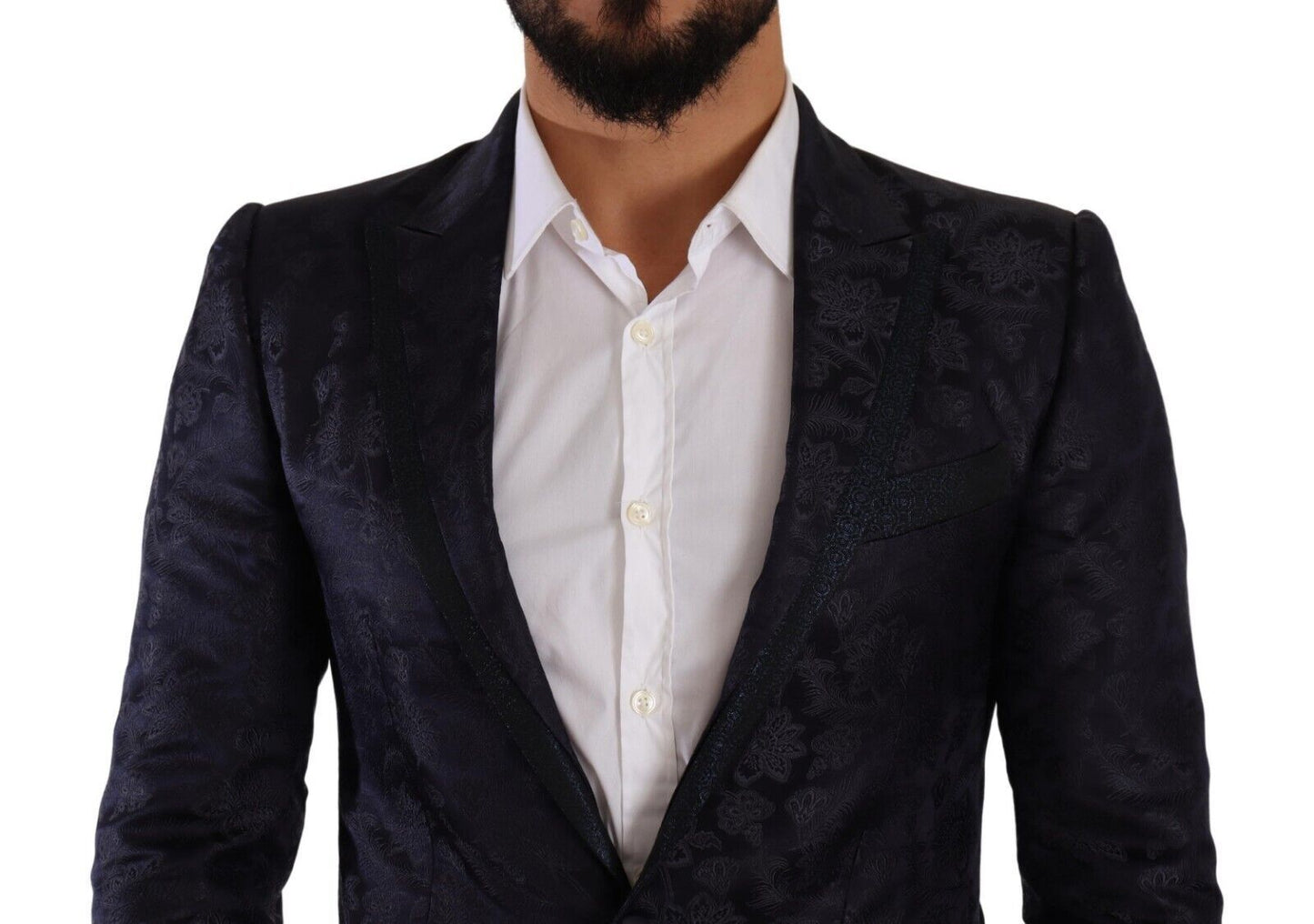 Dolce & Gabbana Elegant Dark Blue MARTINI Formal Blazer - Sandy Store ByNet