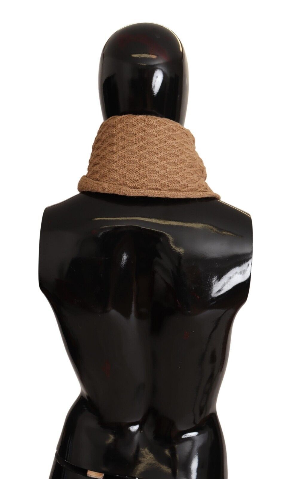 Dolce & Gabbana Elegant Dark Brown Knitted Scarf - Sandy Store ByNet