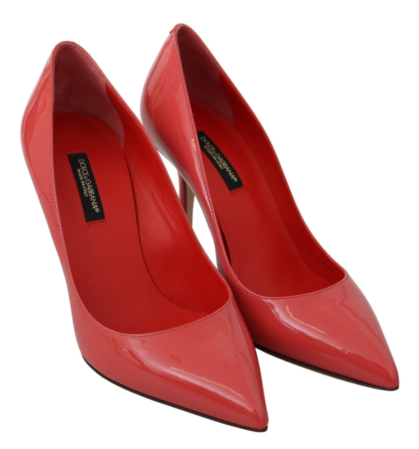 Dolce & Gabbana Elegant Dark Pink Patent Leather Pumps - Sandy Store ByNet