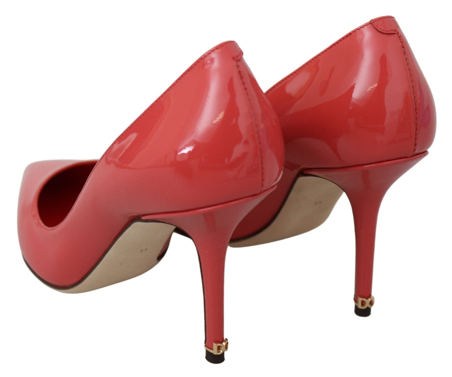 Dolce & Gabbana Elegant Dark Pink Patent Leather Pumps - Sandy Store ByNet
