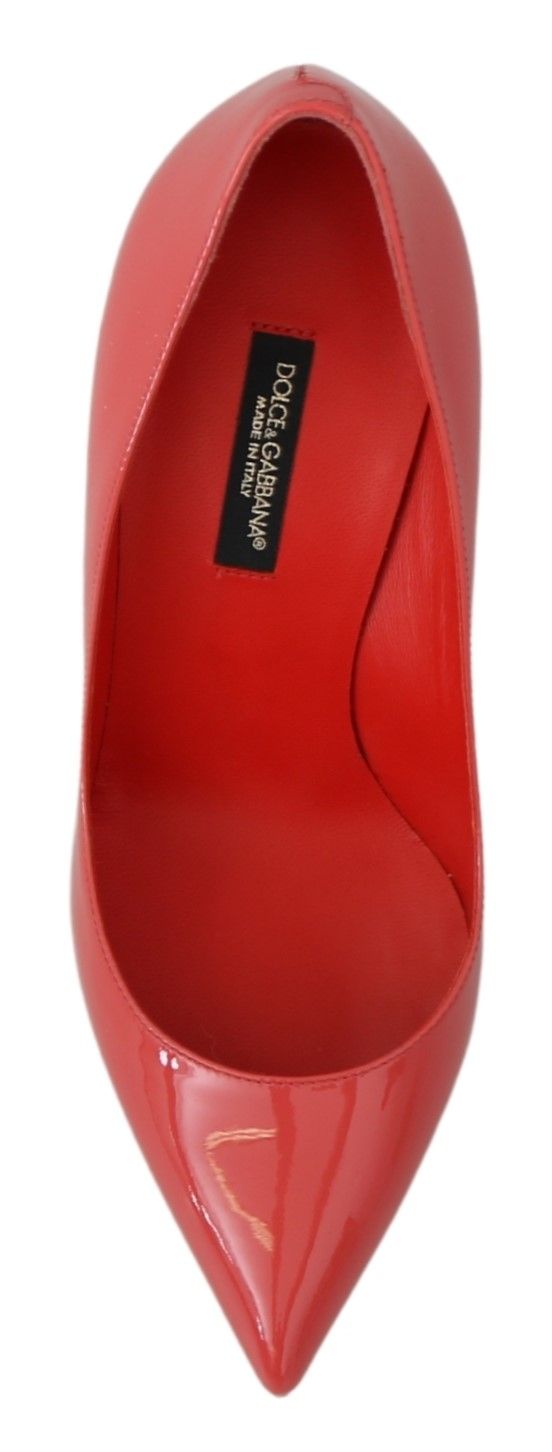 Dolce & Gabbana Elegant Dark Pink Patent Leather Pumps - Sandy Store ByNet