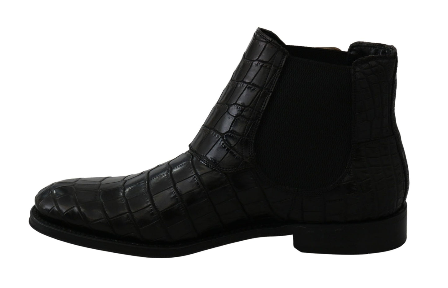 Dolce & Gabbana Elegant Derby Brogue Boots in Exotic Leather - Sandy Store ByNet