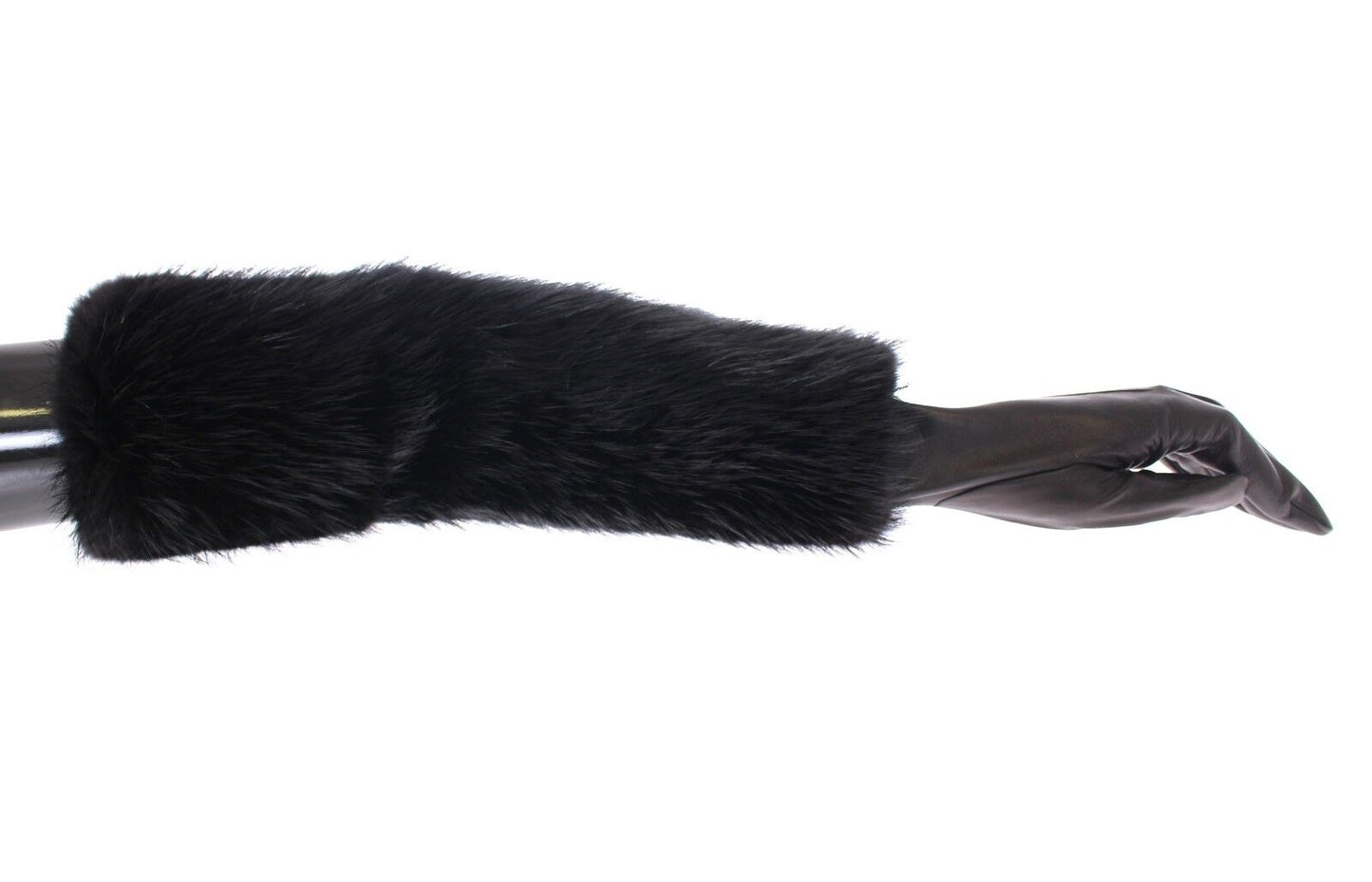Dolce & Gabbana Elegant Elbow - Length Beaver Fur Gloves - Sandy Store ByNet