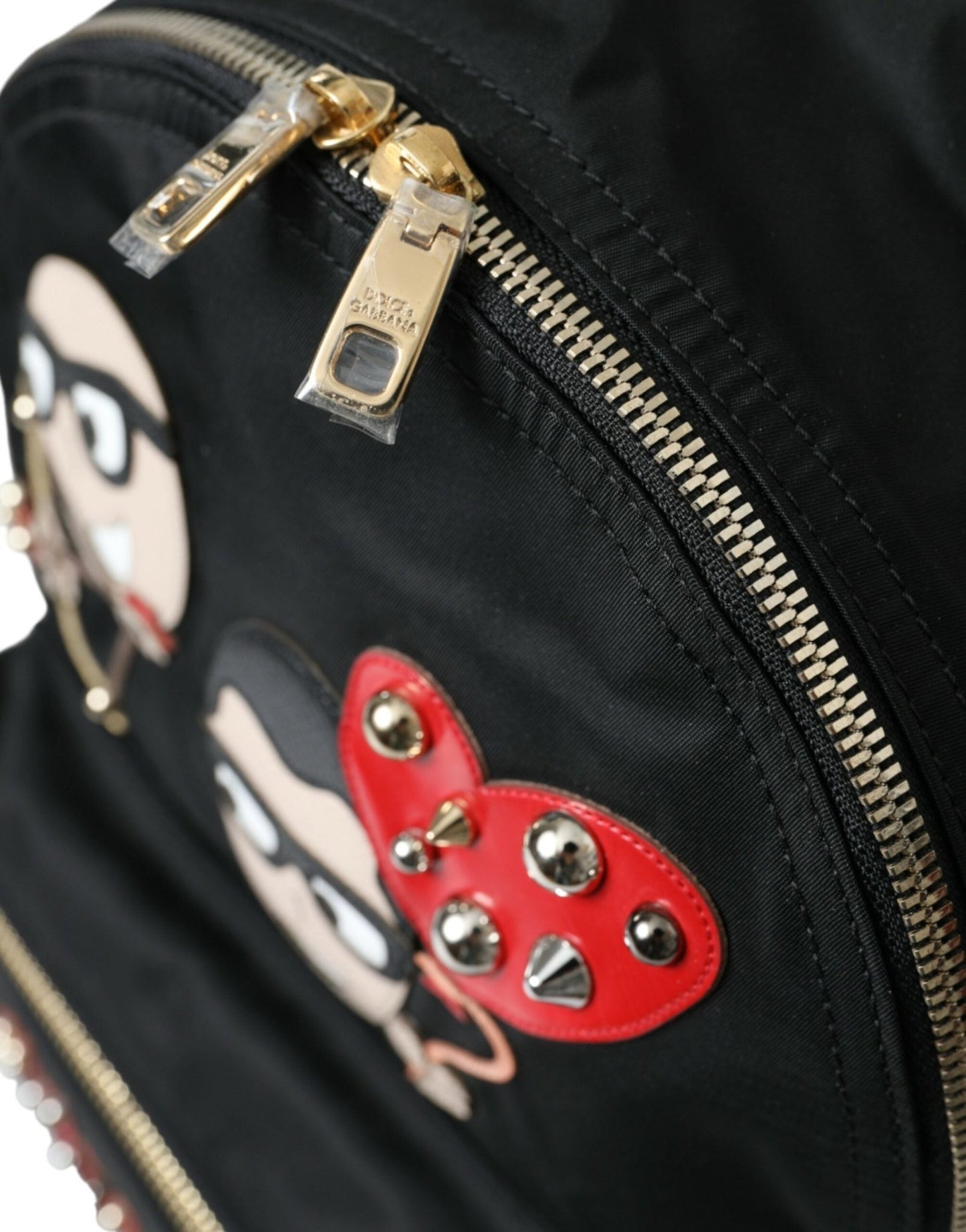 Dolce & Gabbana Elegant Embellished Black Backpack - Sandy Store ByNet
