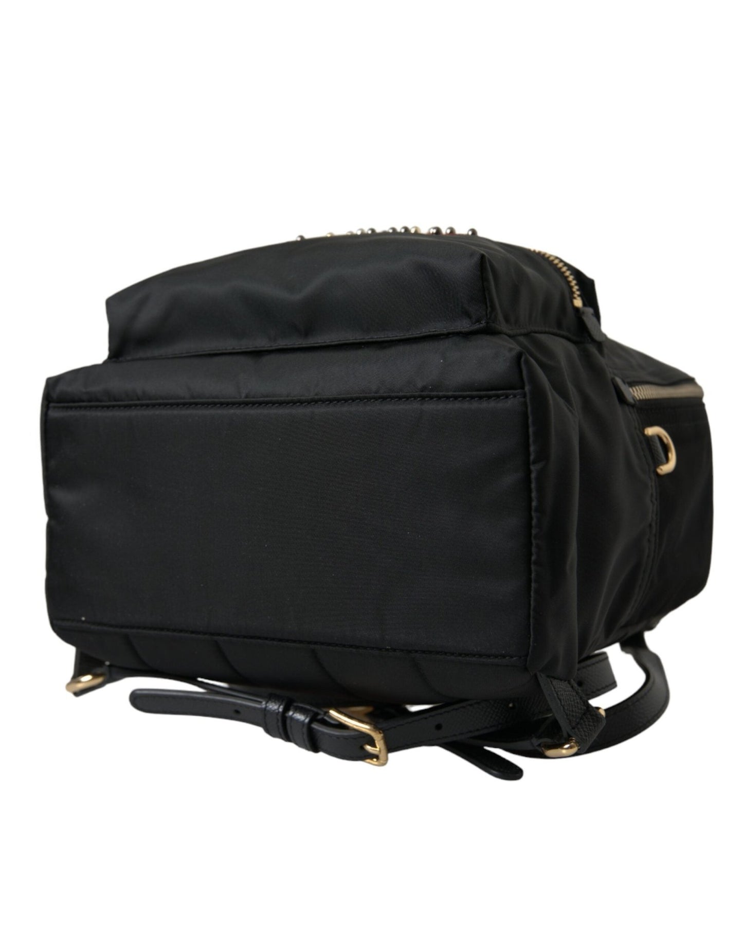 Dolce & Gabbana Elegant Embellished Black Backpack - Sandy Store ByNet