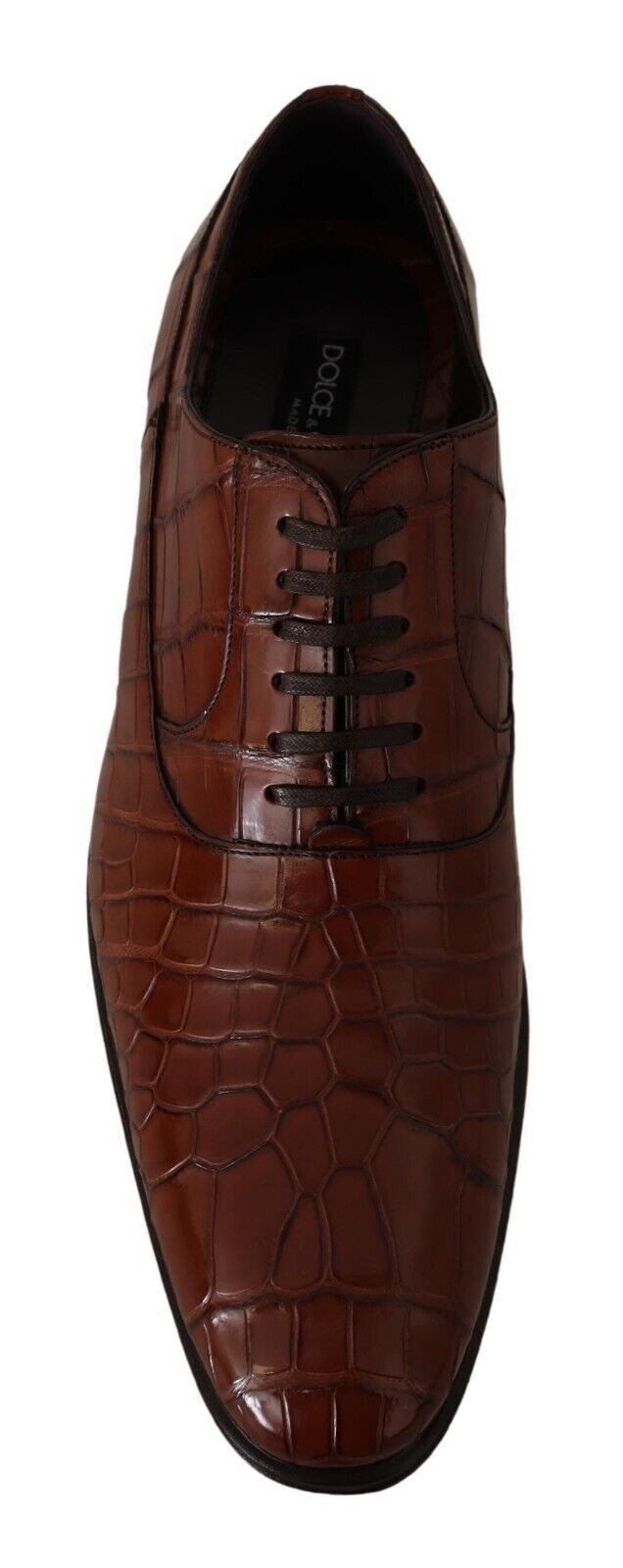 Dolce & Gabbana Elegant Exotic Crocodile Leather Formal Shoes - Sandy Store ByNet
