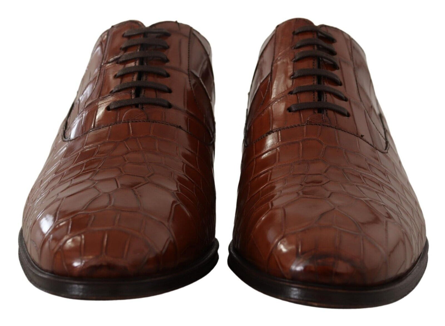 Dolce & Gabbana Elegant Exotic Crocodile Leather Formal Shoes - Sandy Store ByNet