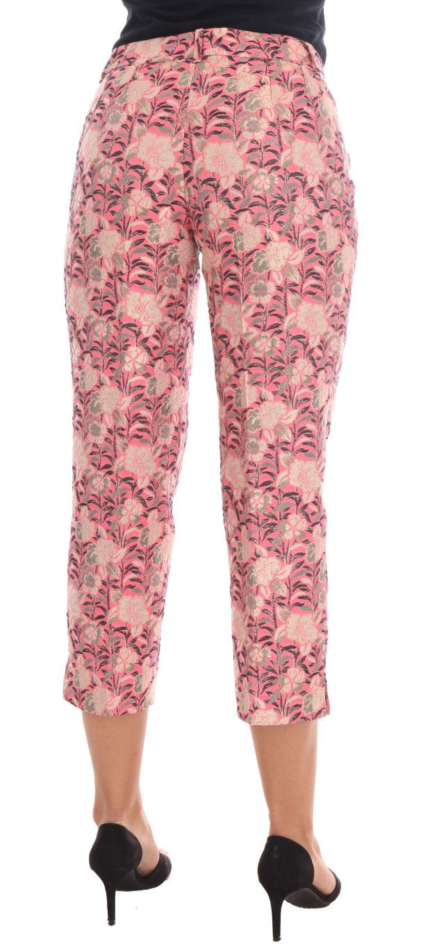 Dolce & Gabbana Elegant Floral Brocade Pants - Sandy Store ByNet