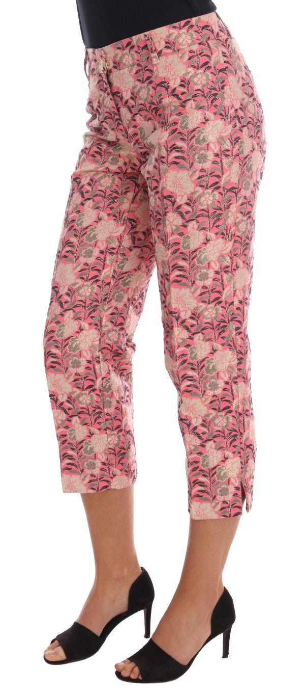 Dolce & Gabbana Elegant Floral Brocade Pants - Sandy Store ByNet