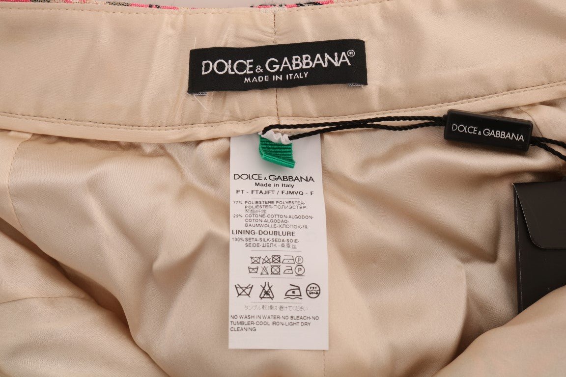 Dolce & Gabbana Elegant Floral Brocade Pants - Sandy Store ByNet