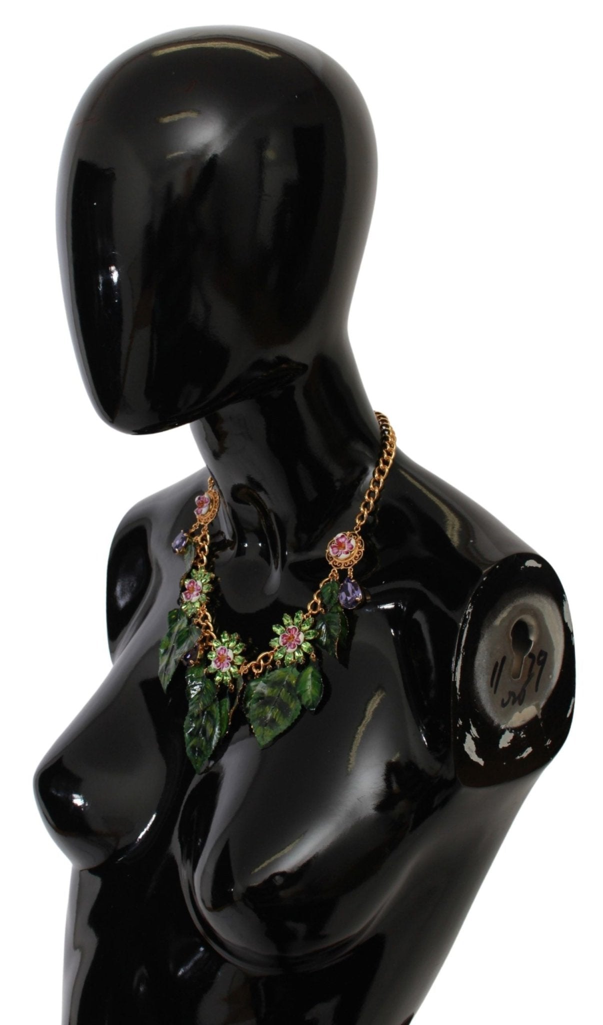 Dolce & Gabbana Elegant Floral Sicily Charm Necklace - Sandy Store ByNet