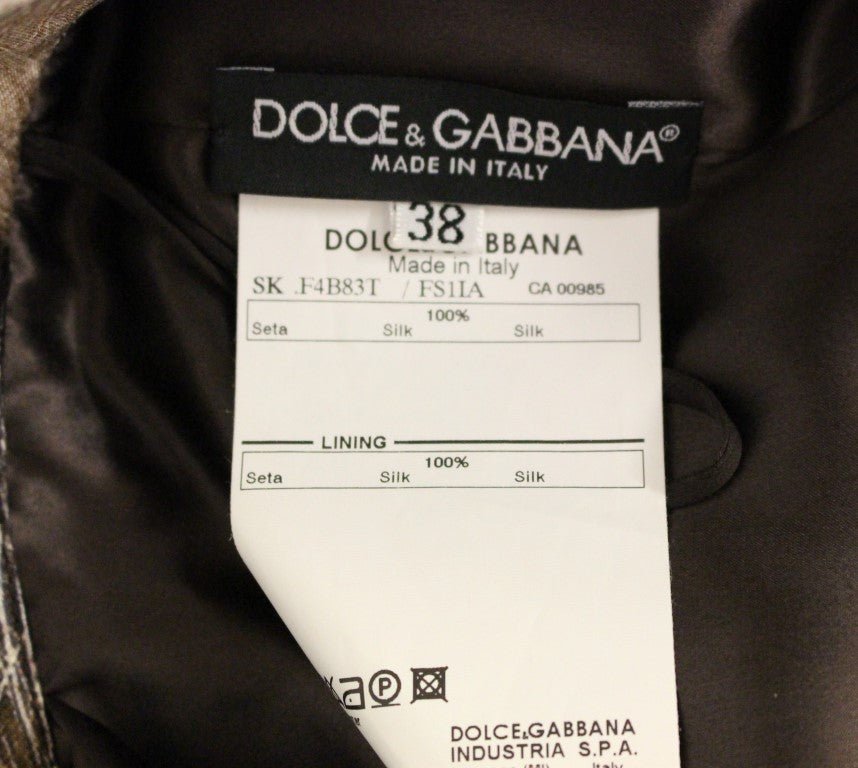 Dolce & Gabbana Elegant Floral Silk Full Skirt - Sandy Store ByNet