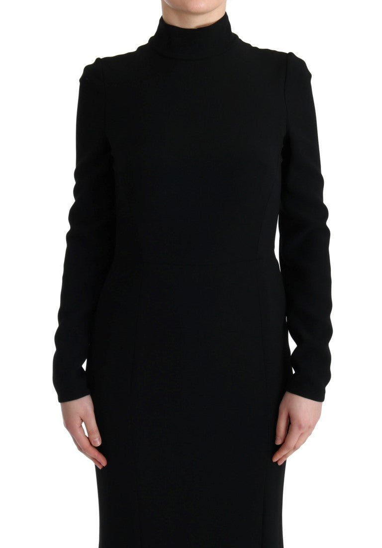 Dolce & Gabbana Elegant Full Length Sheath Gown in Black - Sandy Store ByNet