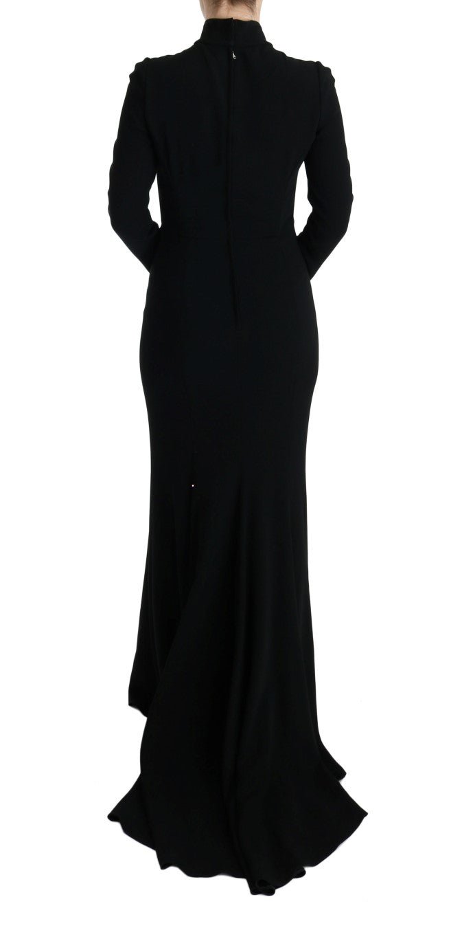 Dolce & Gabbana Elegant Full Length Sheath Gown in Black - Sandy Store ByNet