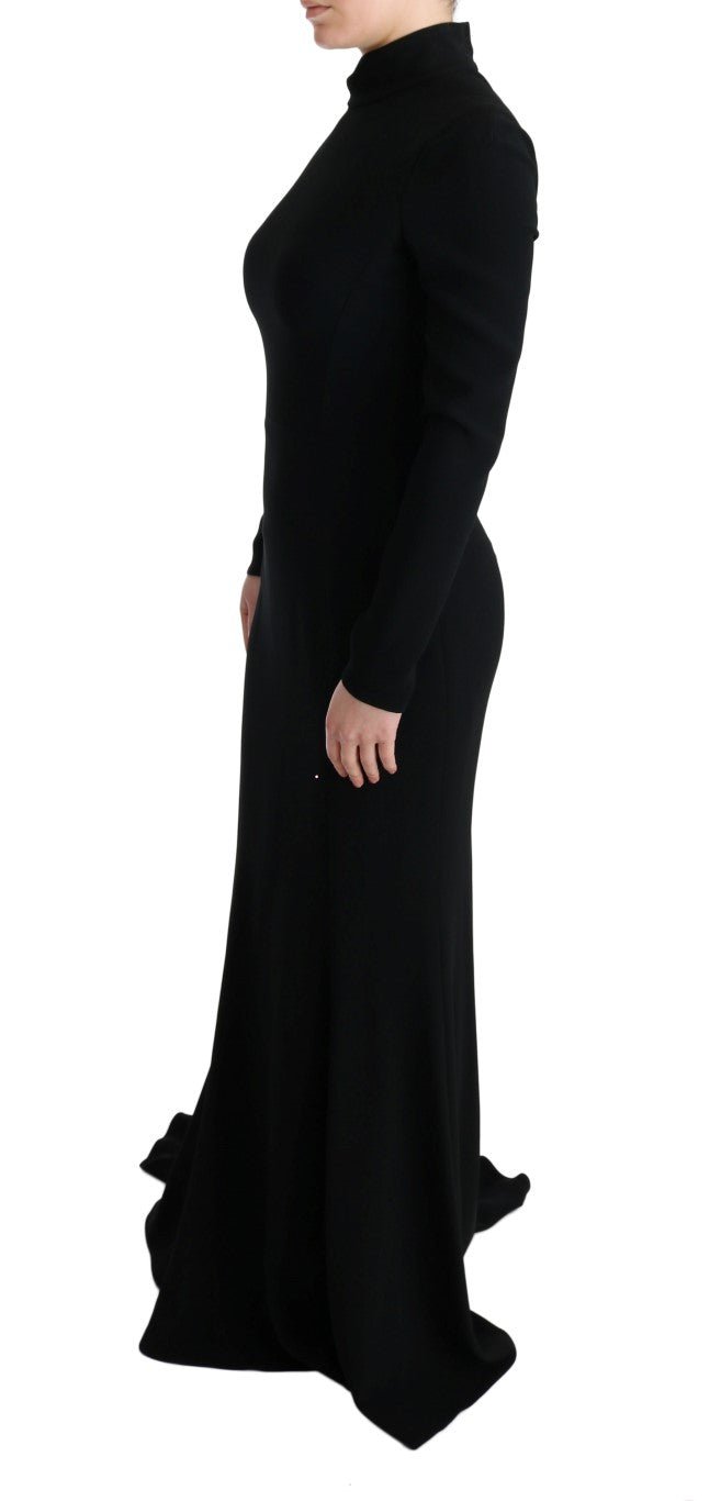 Dolce & Gabbana Elegant Full Length Sheath Gown in Black - Sandy Store ByNet