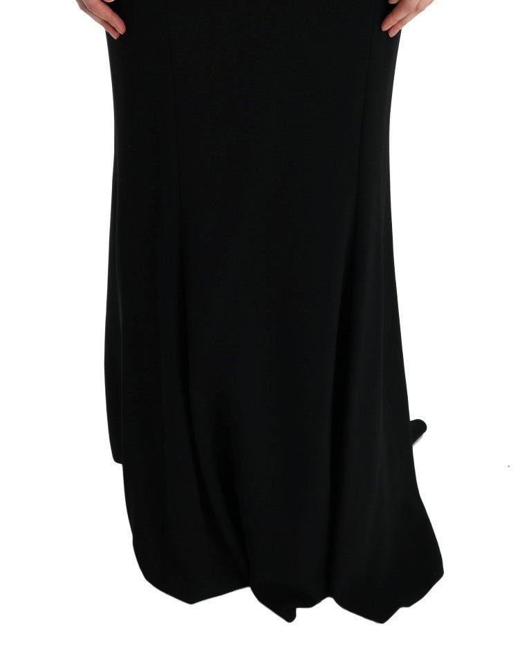 Dolce & Gabbana Elegant Full Length Sheath Gown in Black - Sandy Store ByNet