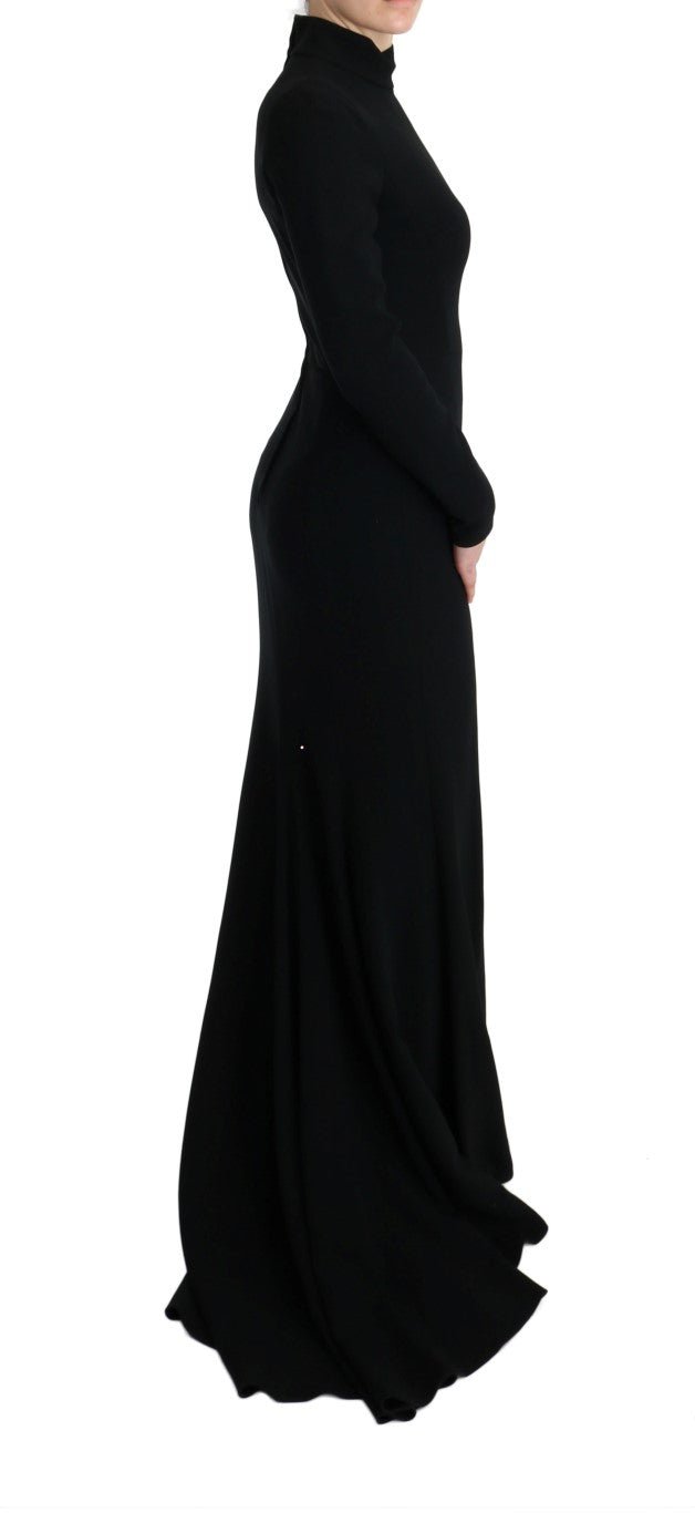 Dolce & Gabbana Elegant Full Length Sheath Gown in Black - Sandy Store ByNet