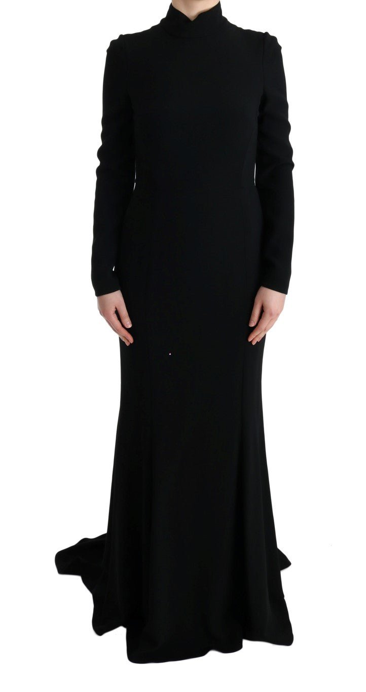Dolce & Gabbana Elegant Full Length Sheath Gown in Black - Sandy Store ByNet