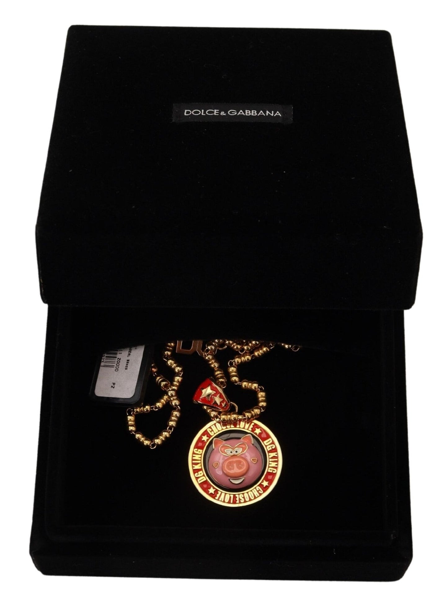 Dolce & Gabbana Elegant Gold Charm Chain Necklace - Sandy Store ByNet