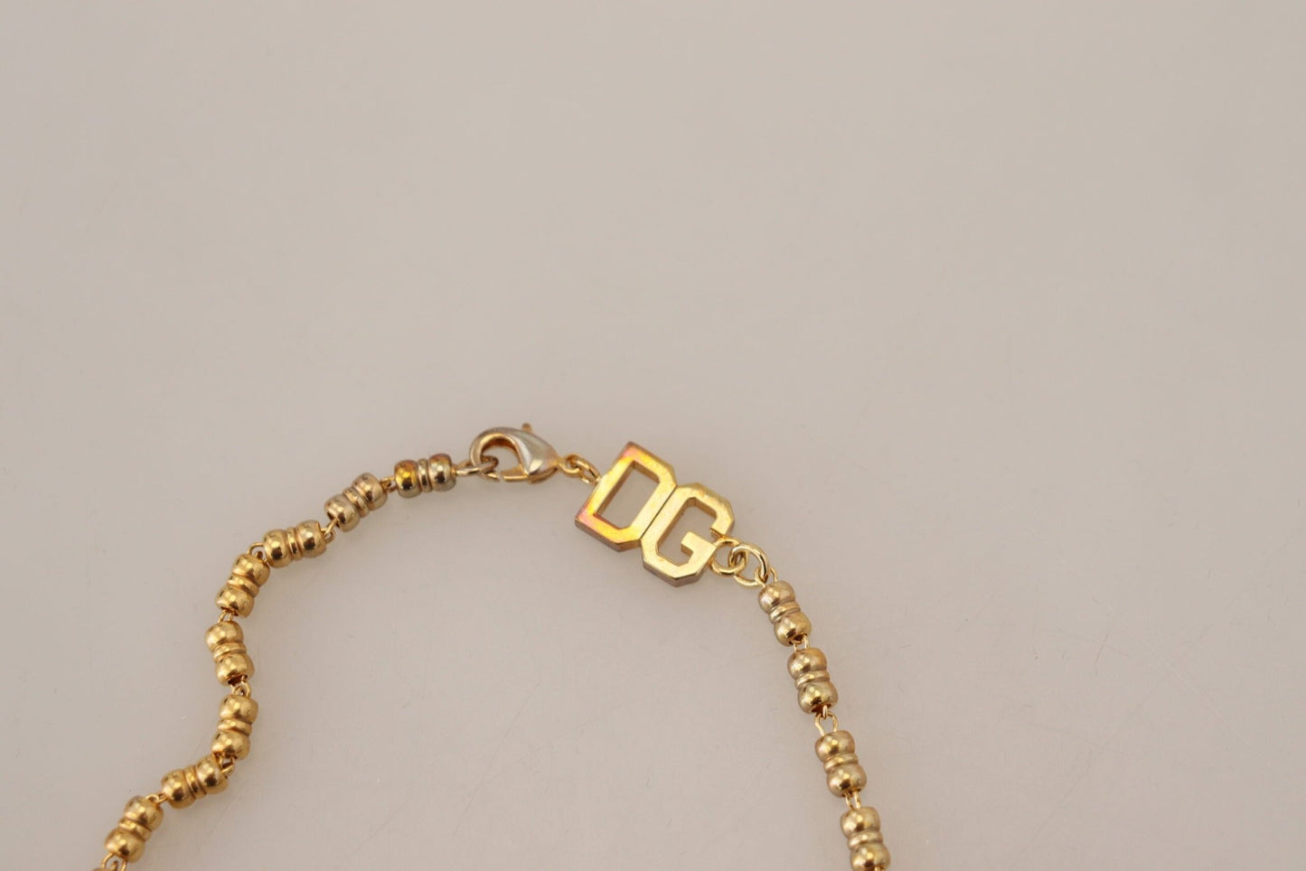 Dolce & Gabbana Elegant Gold Charm Chain Necklace - Sandy Store ByNet