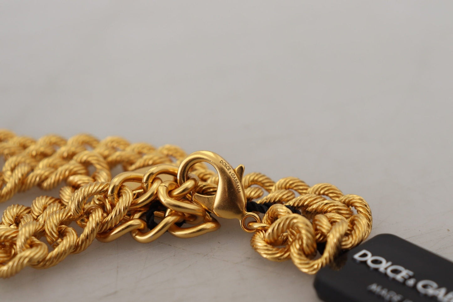 Dolce & Gabbana Elegant Gold - Tone Floral Fruit Necklace - Sandy Store ByNet