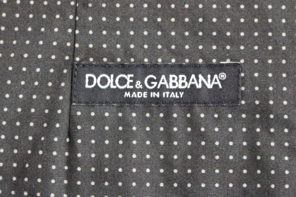 Dolce & Gabbana Elegant Gray Cotton Dress Vest - Sandy Store ByNet