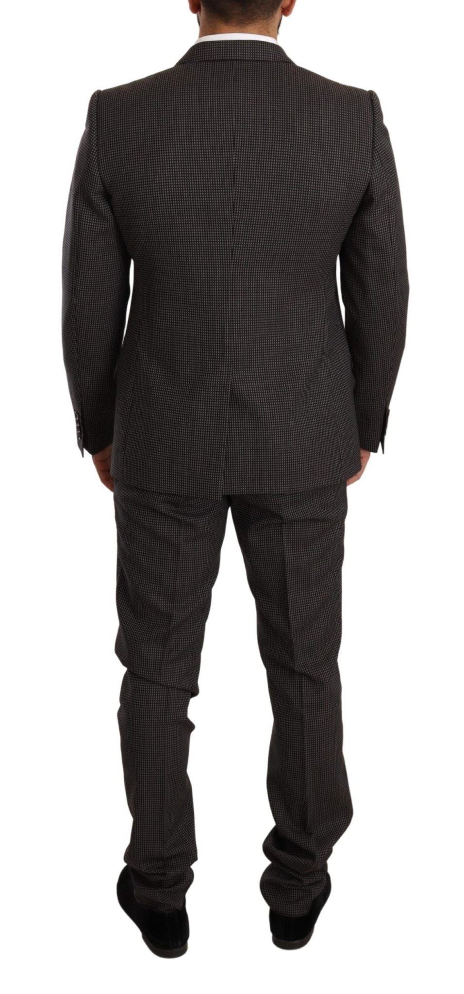 Dolce & Gabbana Elegant Gray Martini Woolen Suit Set - Sandy Store ByNet