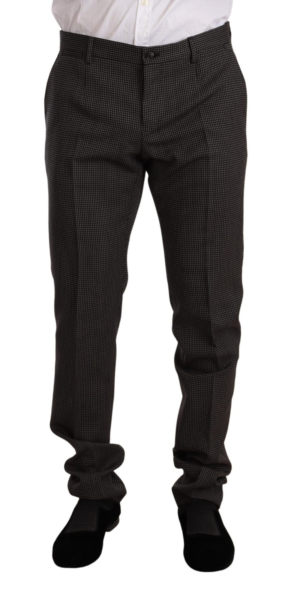 Dolce & Gabbana Elegant Gray Martini Woolen Suit Set - Sandy Store ByNet