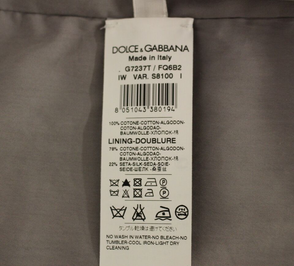 Dolce & Gabbana Elegant Gray Slim Fit Dress Vest - Sandy Store ByNet