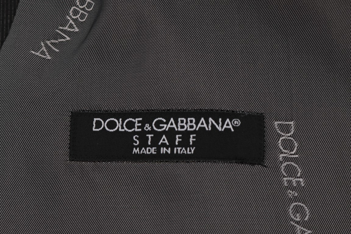 Dolce & Gabbana Elegant Gray Waistcoat Vest - Sandy Store ByNet