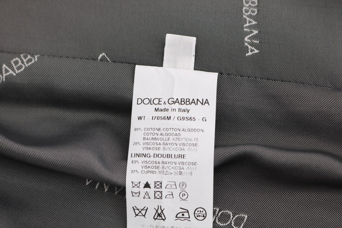 Dolce & Gabbana Elegant Gray Waistcoat Vest - Sandy Store ByNet
