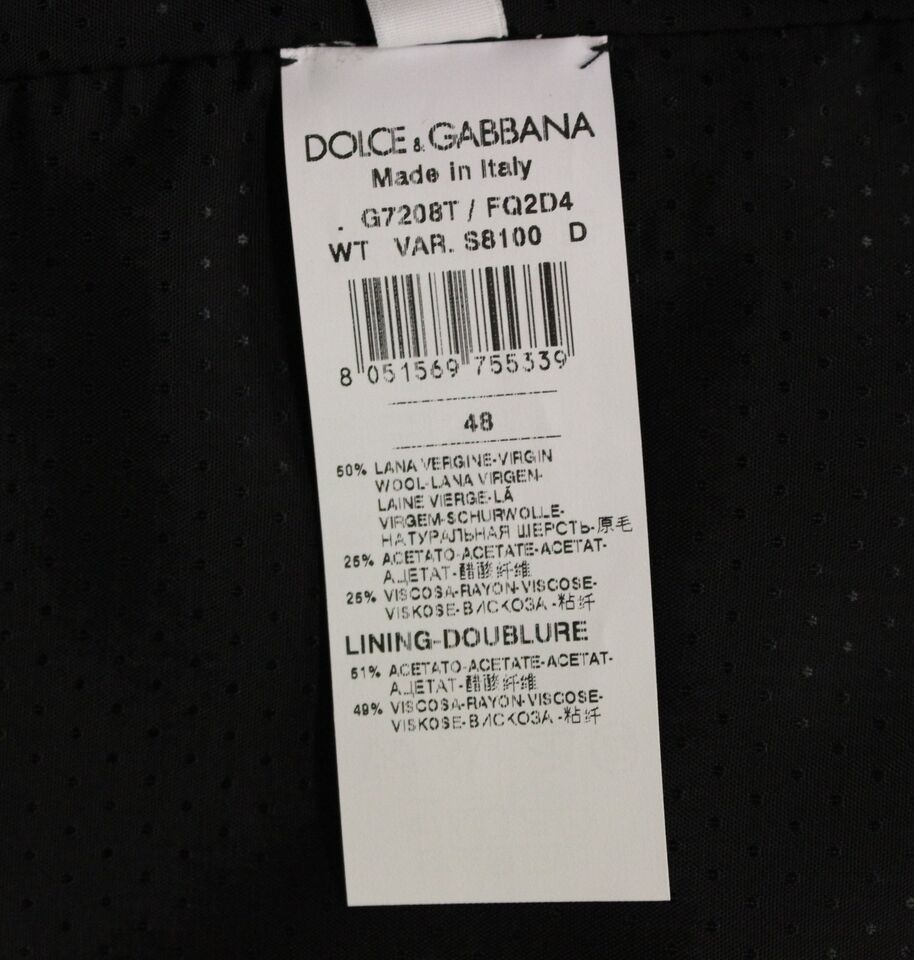 Dolce & Gabbana Elegant Gray Wool Blend Dress Vest - Sandy Store ByNet