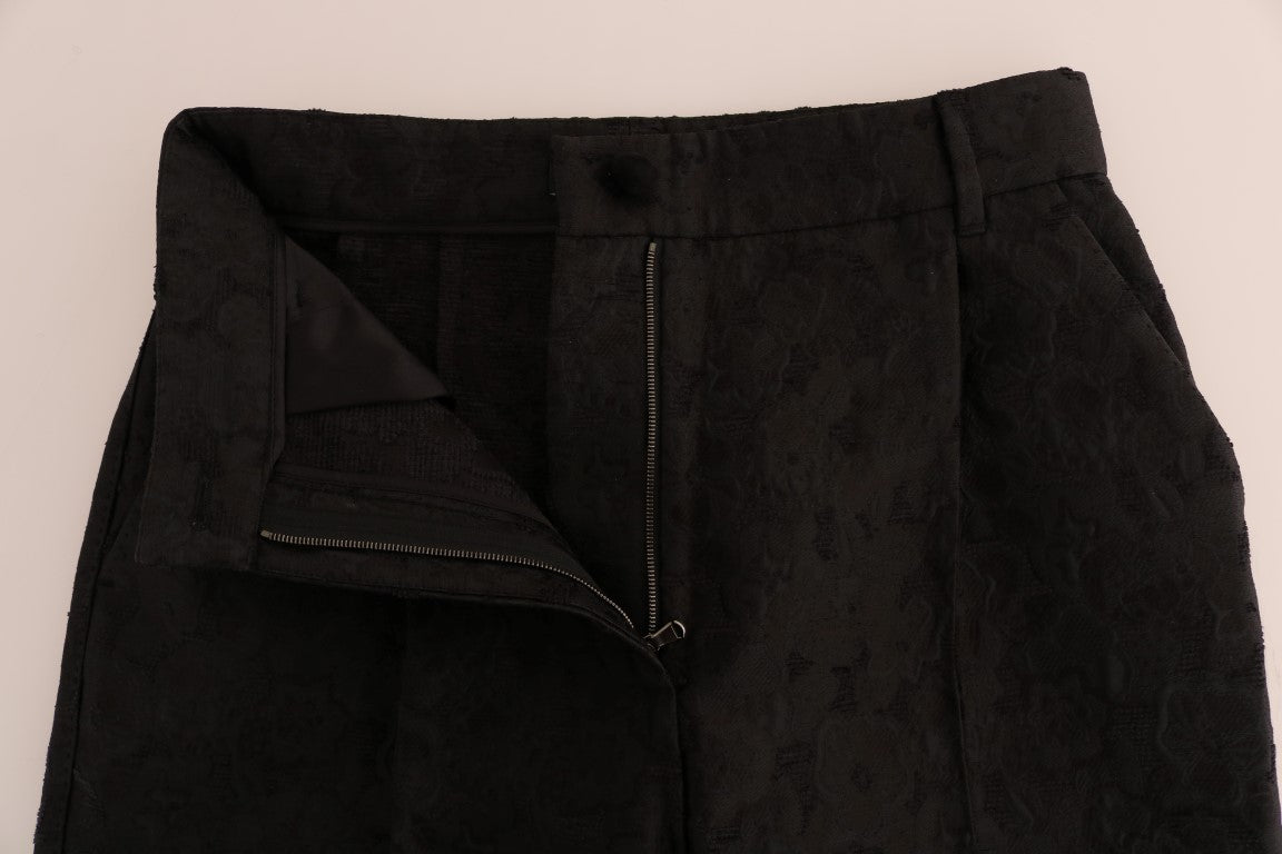 Dolce & Gabbana Elegant High Waist Capri Dress Pants - Sandy Store ByNet