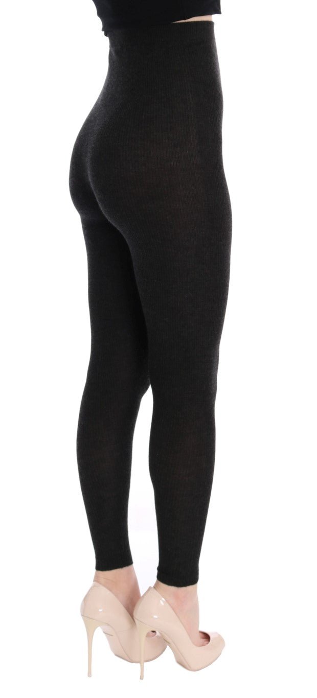Dolce & Gabbana Elegant High - Waist Cashmere Tights Pants - Sandy Store ByNet