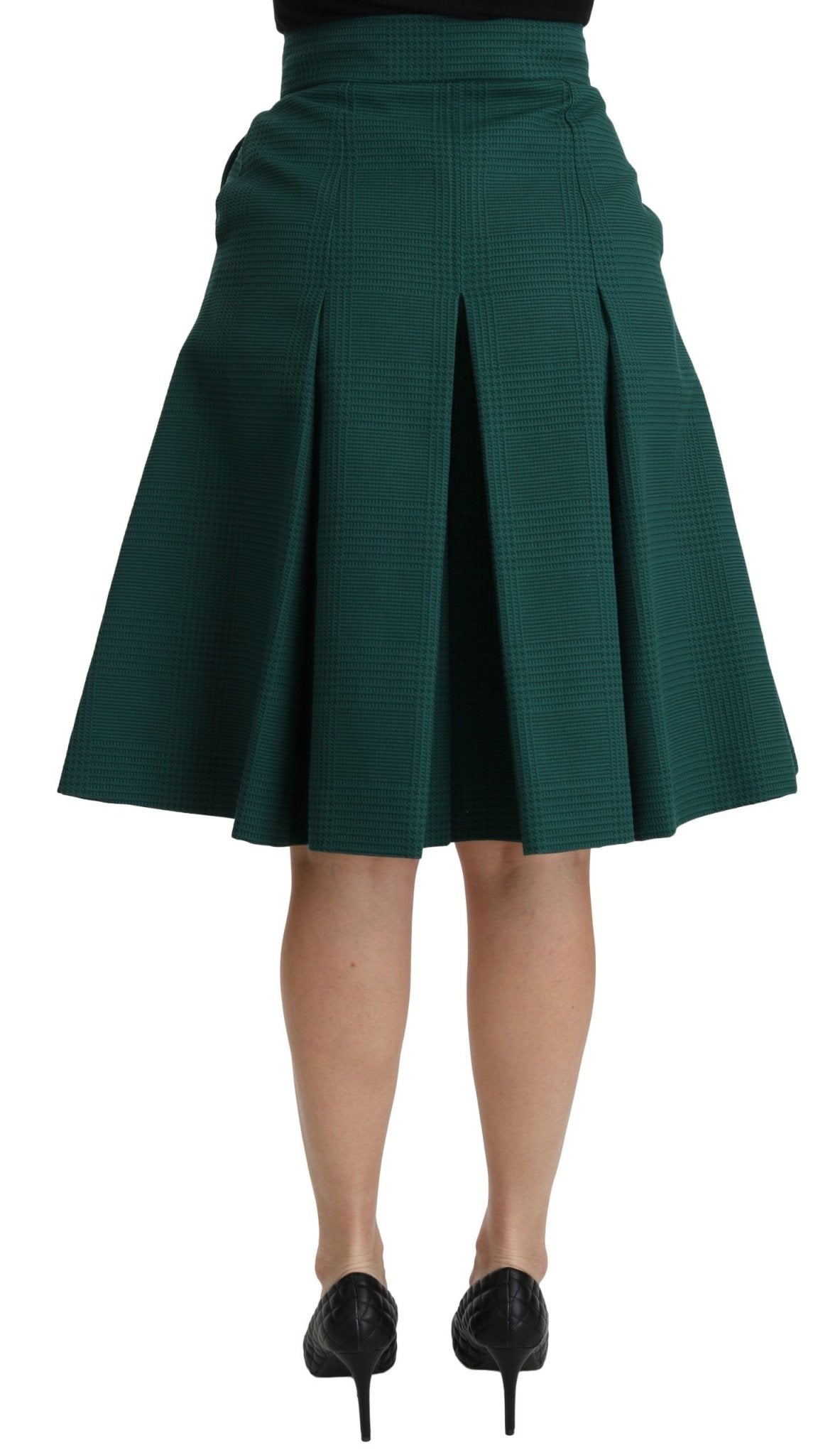Dolce & Gabbana Elegant High Waist Knee Length Skirt - Sandy Store ByNet