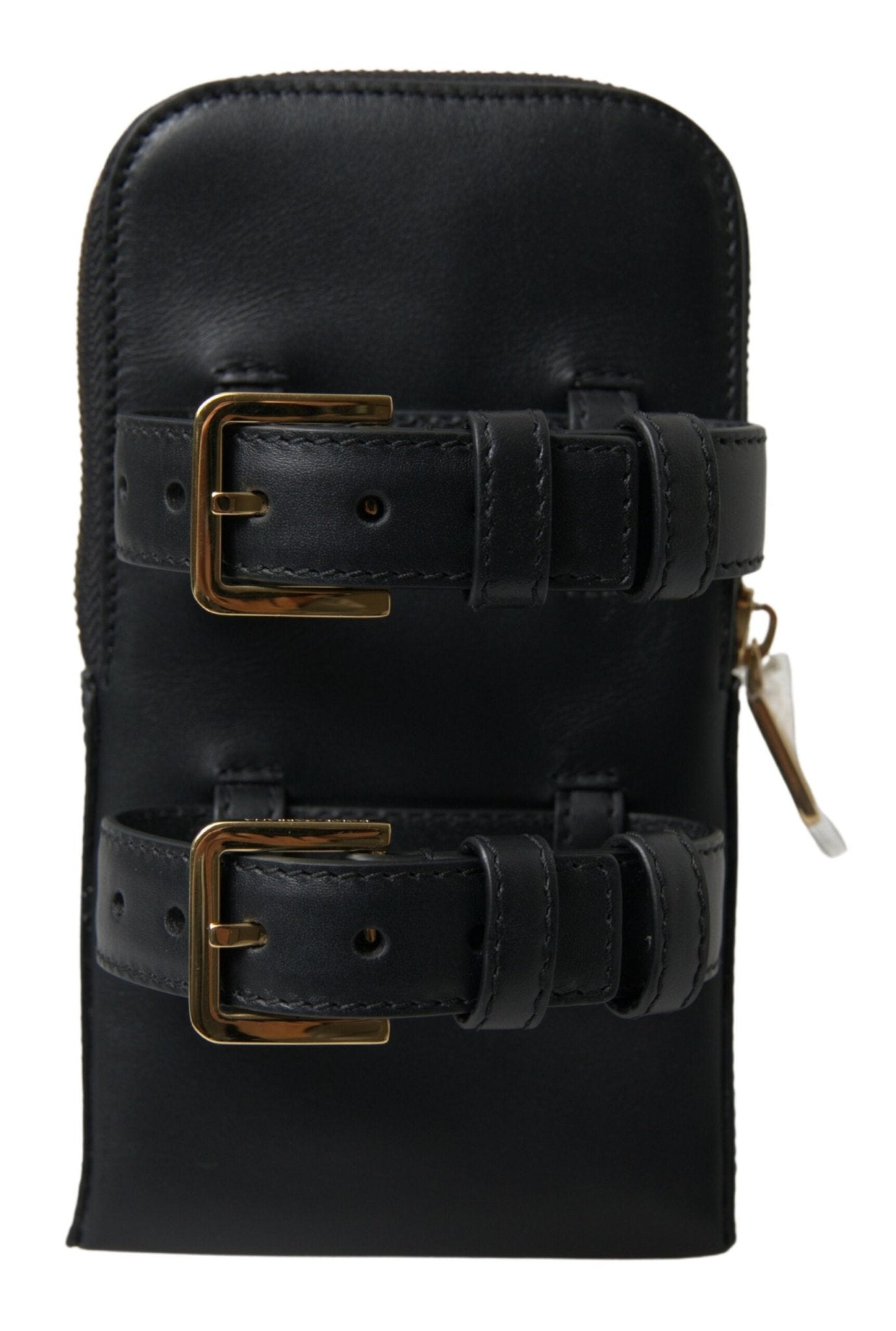 Dolce & Gabbana Elegant Leather Wristlet Clutch - Sandy Store ByNet