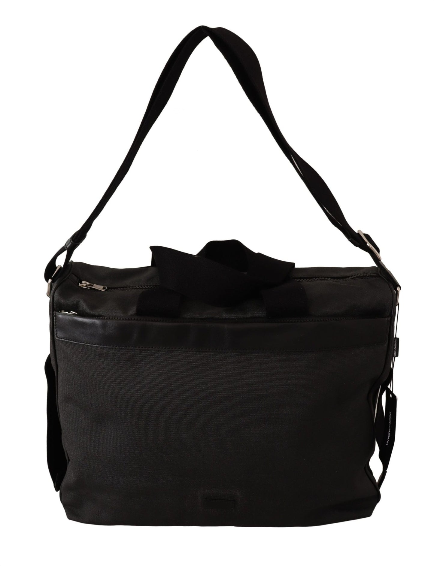 Dolce & Gabbana Elegant Men's Denim & Leather Messenger Bag - Sandy Store ByNet