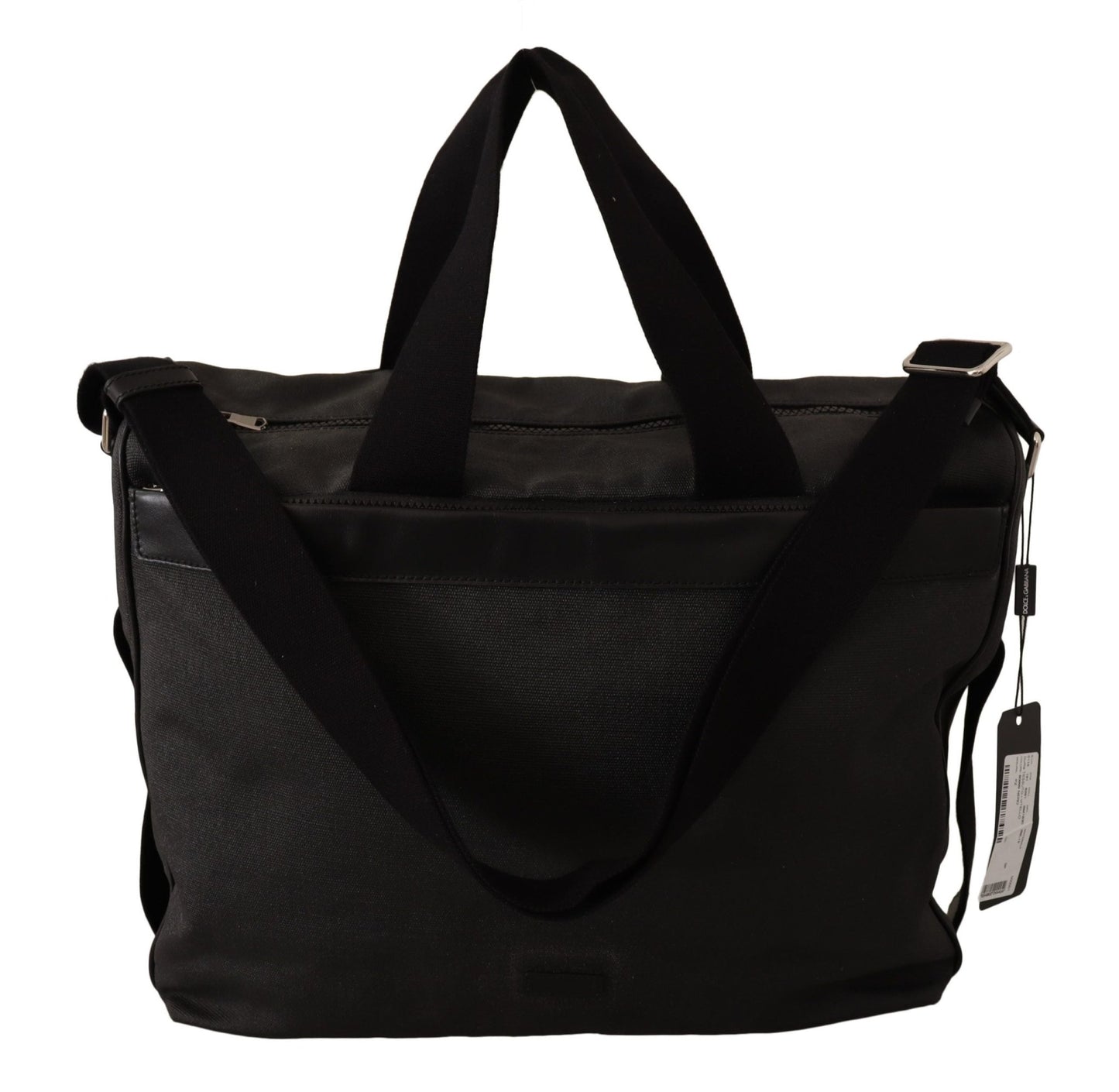 Dolce & Gabbana Elegant Men's Denim & Leather Messenger Bag - Sandy Store ByNet