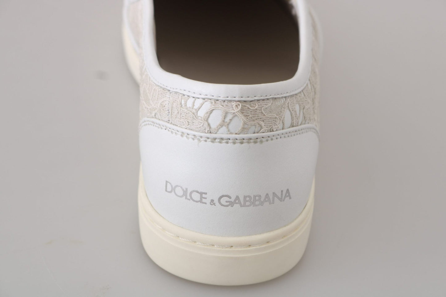 Dolce & Gabbana Elegant Off White Loafers for Ladies - Sandy Store ByNet