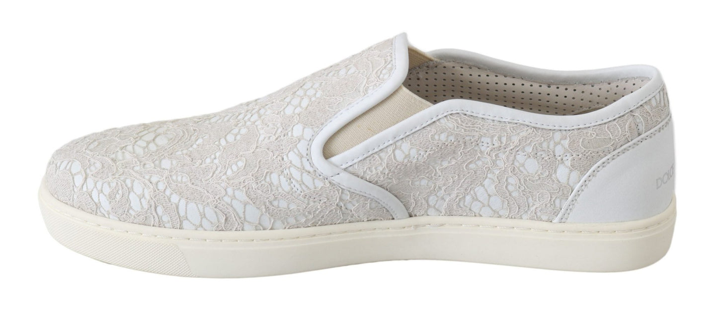 Dolce & Gabbana Elegant Off White Loafers for Ladies - Sandy Store ByNet