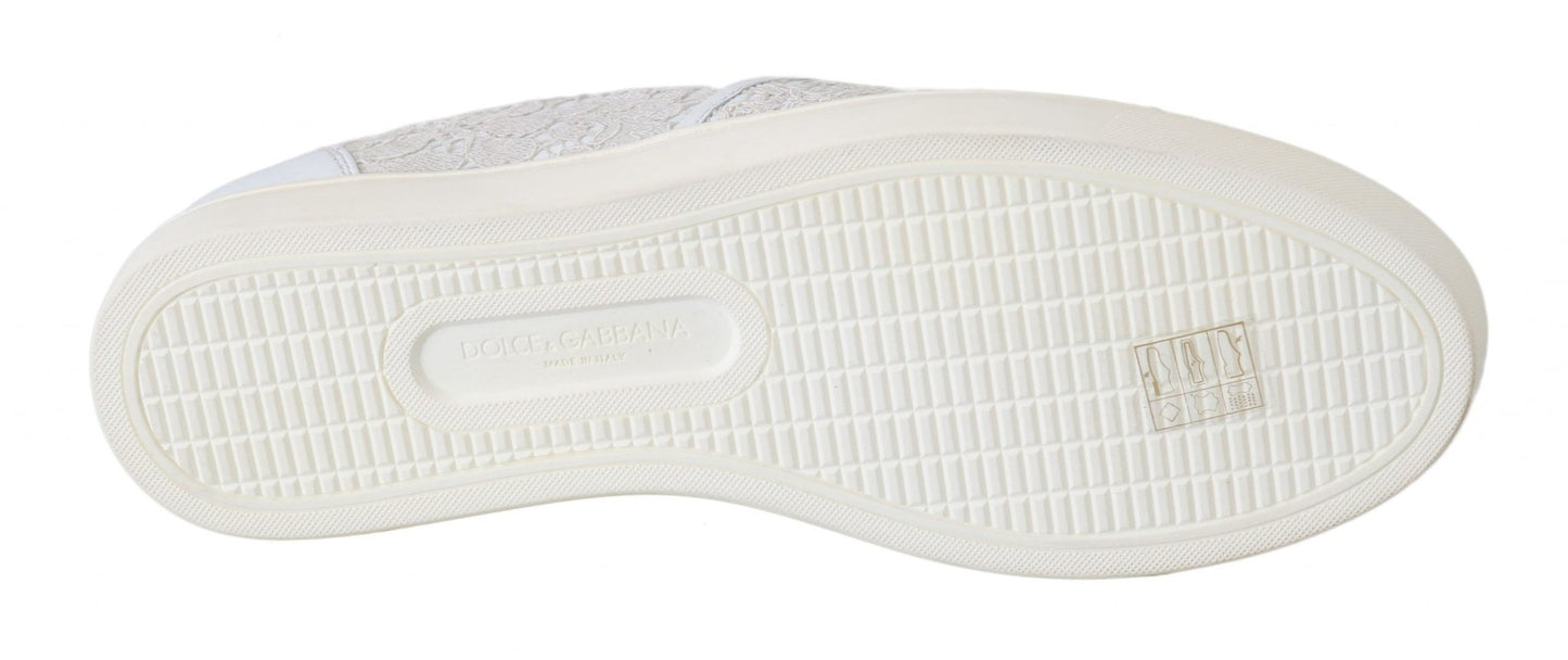 Dolce & Gabbana Elegant Off White Loafers for Ladies - Sandy Store ByNet