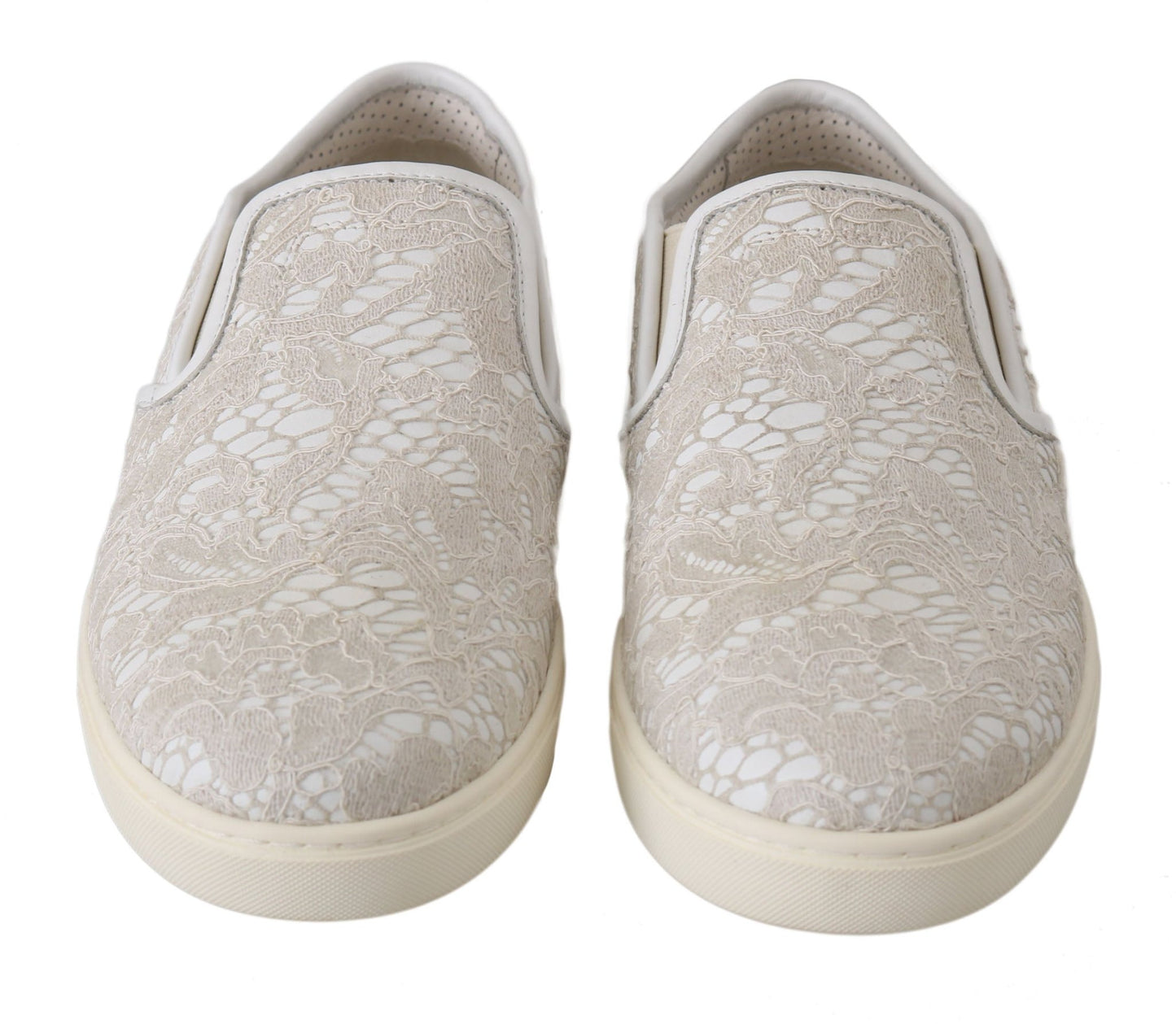 Dolce & Gabbana Elegant Off White Loafers for Ladies - Sandy Store ByNet