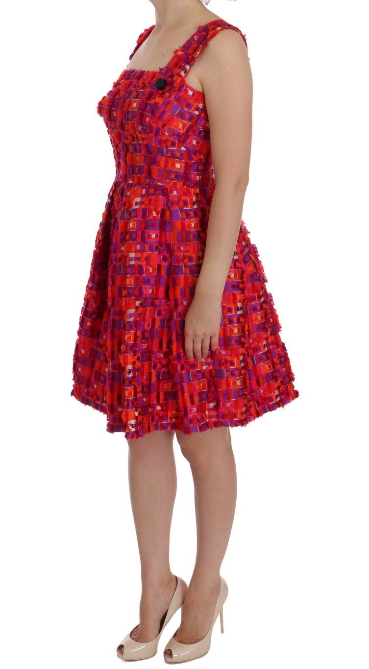 Dolce & Gabbana Elegant Pink A - Line Sleeveless Dress - Sandy Store ByNet