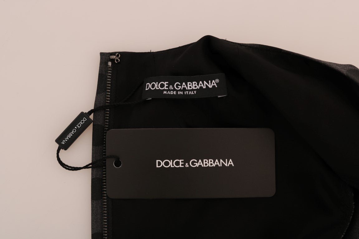 Dolce & Gabbana Elegant Polka Dot Wool Blend Dress - Sandy Store ByNet