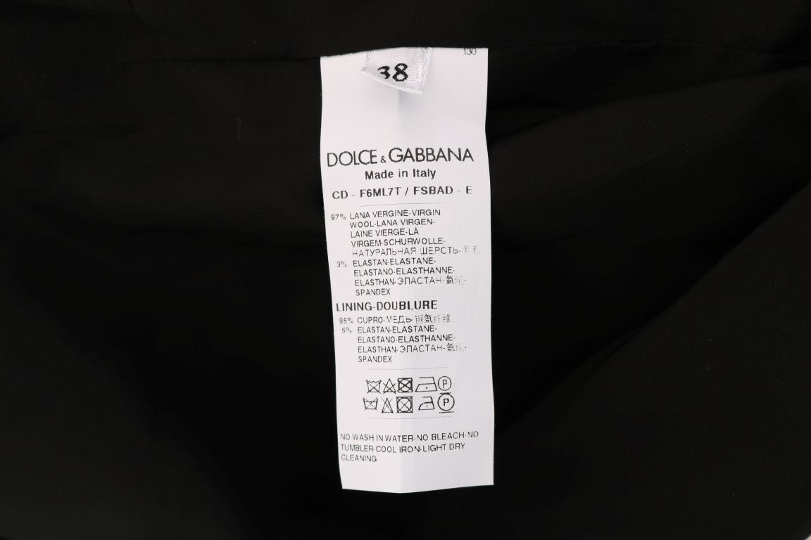 Dolce & Gabbana Elegant Polka Dot Wool Blend Dress - Sandy Store ByNet