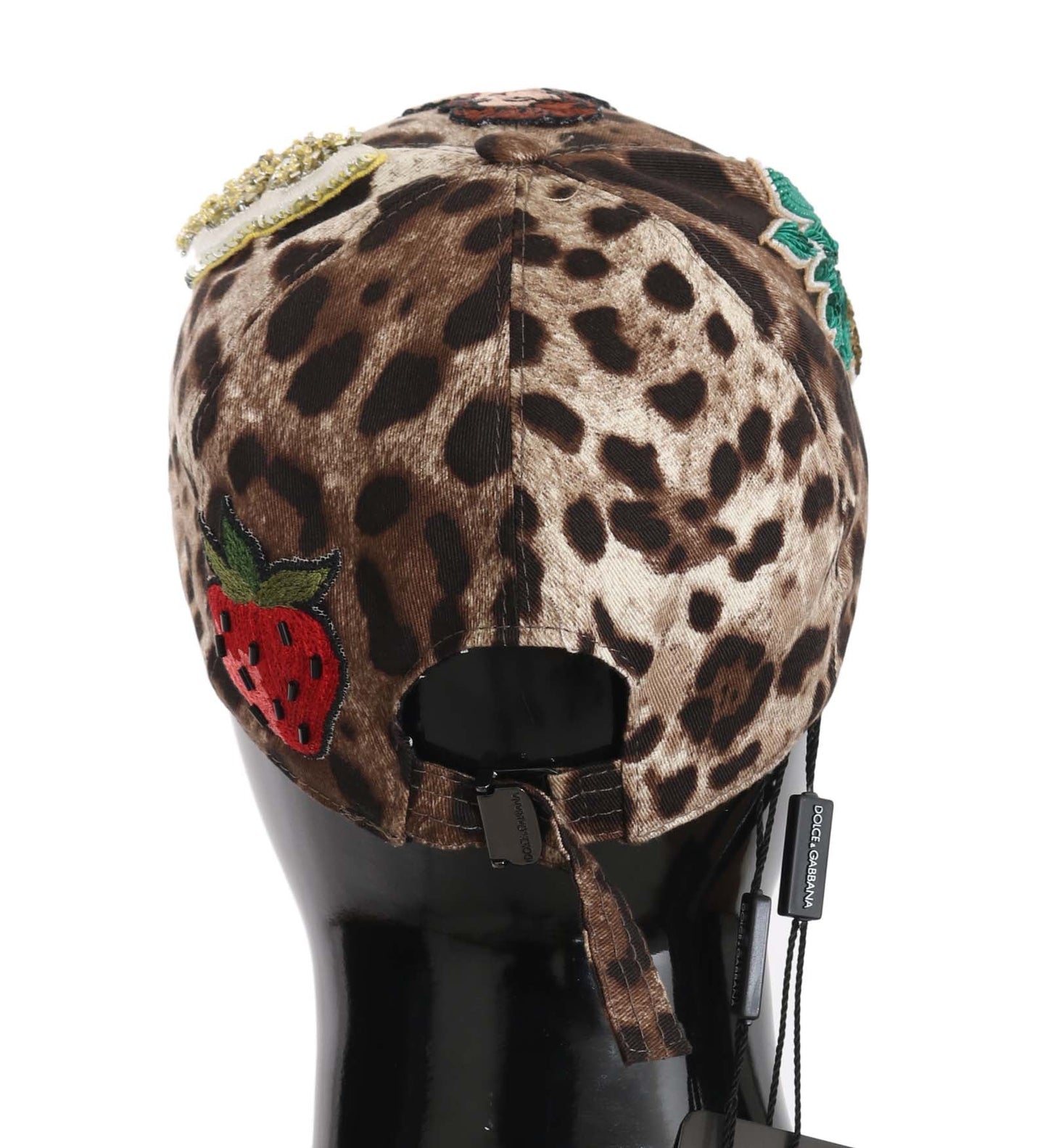 Dolce & Gabbana Elegant Sequined Leopard Baseball Cap - Sandy Store ByNet