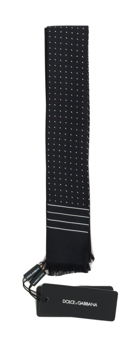 Dolce & Gabbana Elegant Silk Men's Tie Scarf Wrap - Sandy Store ByNet