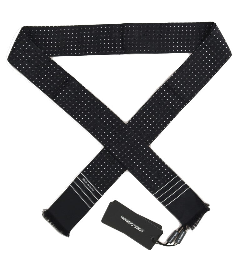 Dolce & Gabbana Elegant Silk Men's Tie Scarf Wrap - Sandy Store ByNet