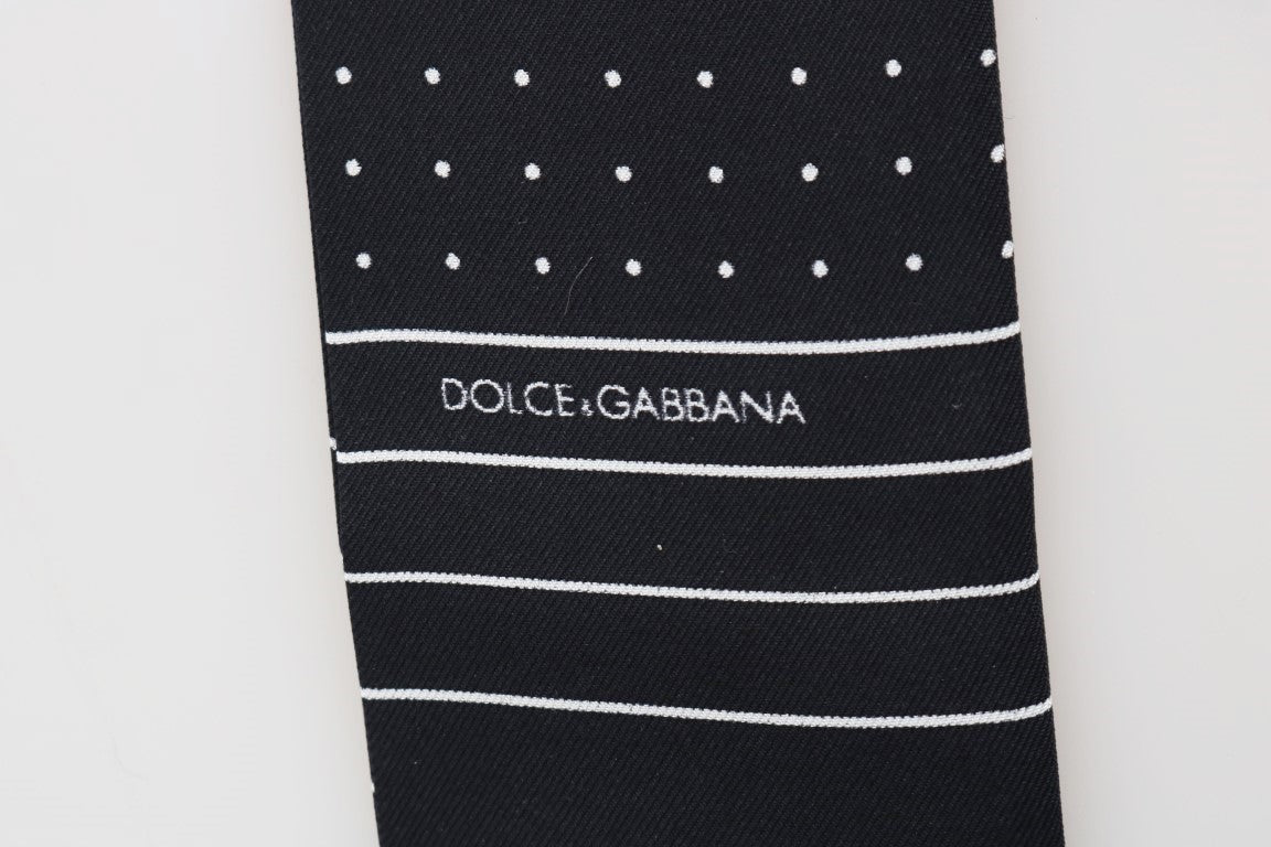 Dolce & Gabbana Elegant Silk Men's Tie Scarf Wrap - Sandy Store ByNet