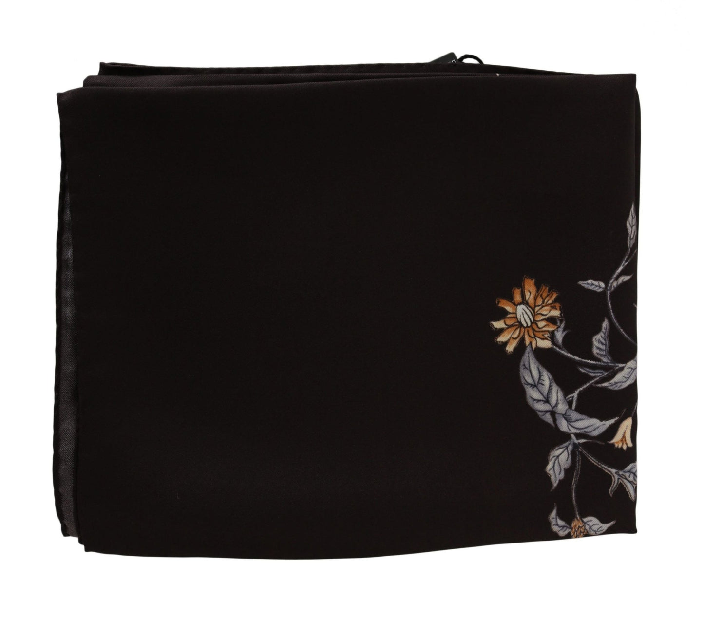 Dolce & Gabbana Elegant Silk Scarf Wrap in Luxe Brown - Sandy Store ByNet